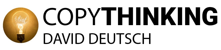 David Deutsch Copy Thinking Logo bulb